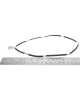 Charriol Pave Dimaond Station Steel Cable Necklace in White Gold
